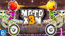 Moto X3M 6: Spooky Land